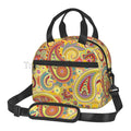 Axyaa Paisley Pattern Lunch Bag: Waterproof, Insulated, Reusable, Thermal Tote