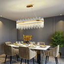 Axyaa Crystal Round Chandelier for Living Room, Bedroom, Dining Room
