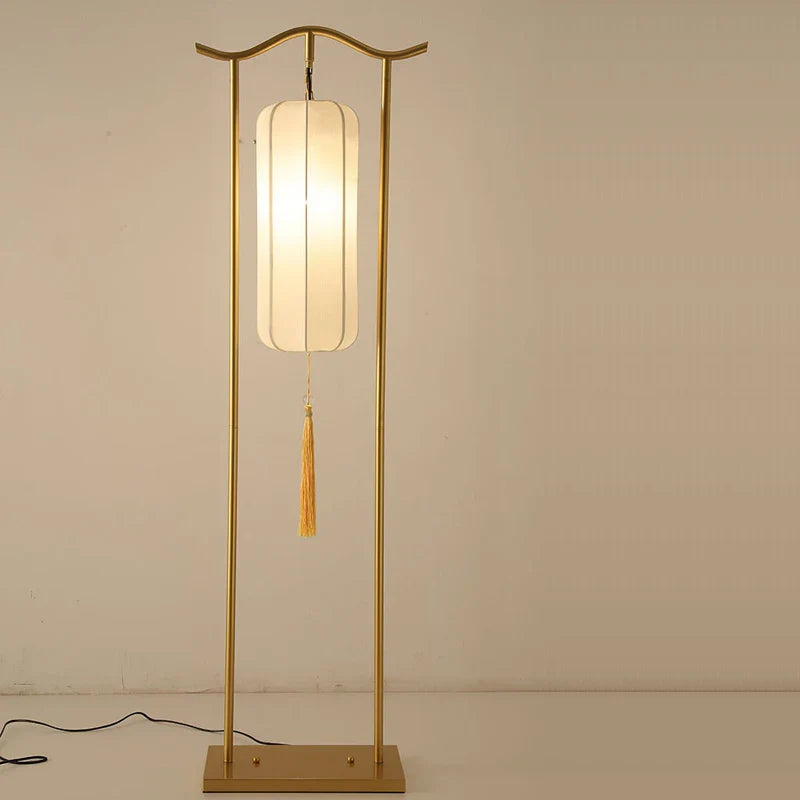 Axyaa Classical Lantern Floor Lamp for Elegant Home Lighting