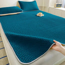 Axyaa Soft Latex Mattress Cover Quilted Protector Non-Slip Bedspread Summer Mat