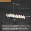 Axyaa Flower Crystal Chandelier: Modern Minimalist Luxury Dining Bar Light