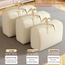 Axyaa Dust-Proof Quilt Storage Bag with Zipper & Handle, Large Capacity & Foldable