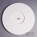Axyaa Circular Ceramic Dinner Steak Plate Sushi Dessert Snack Pasta Salad Kitchenware