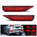 Axyaa LED Rear Bumper Reflector Lights for Mitsubishi X Pander - Dynamic Signals