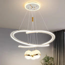 Axyaa Modern Pendant Chandeliers for Living Room Dining Room | Indoor LED Hanging Light
