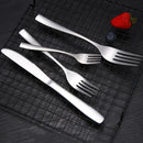 Axyaa Stainless Steel Cutlery Set - Knife, Fork, Spoon for Dining and Picnics