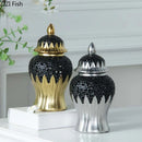 Ceramic Vase Storage Jar for Flowers Axyaa