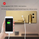 Axyaa LED Reading Wall Lamp with Wireless Charging, Switch, and High Sense Lighting