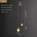 Axyaa LED Crystal Pendant Chandelier for Living Room and Restaurant