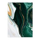 Green Marble Abstract Canvas Wall Art by Axyaa - Modern Nordic Home Decor
