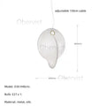 Axyaa Nordic Silk LED Pendant Chandelier for Home Decor