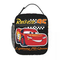Axyaa Lightning Mcqueen Insulated Lunch Bag for School, Bento Box Cooler