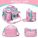 Axyaa Cute Animal Kids Lunch Box Set - Reusable & Leakproof for School Nursery