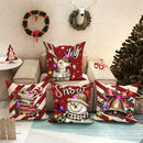 Axyaa Snowman Fawn Bell LED Pillowcase - Christmas Party Home Decor & Gift
