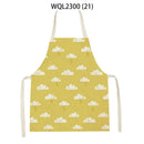 Axyaa Nordic Clouds Kitchen Apron for Home Cooking & Baking