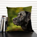 Axyaa Cute Dog Cat Pattern 45x45cm Linen Pillowcase for Living Room Sofa