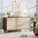 Axyaa 6-Drawer Wooden Storage Tower with Solid Wood Legs