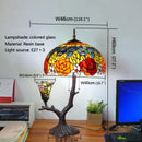 Axyaa Tiffany Stained Glass Table Lamp for Luxurious Living Spaces