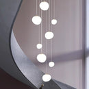 Axyaa LED Ring Pendant Light Chandeliers for Living Room Dining Room Indoor Lighting