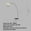 Axyaa LED Floor Lights: Modern, Creative, Minimalist Living Room, Bedroom Standing Lamps