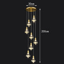 Axyaa LED Ceiling Pendant Chandelier for Modern Indoor Lighting