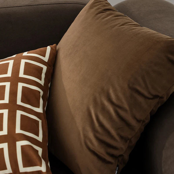 Axyaa Earth Album Series Velvet Cushion Cover - Living Room Sofa Decor Pillowcase