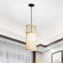 Axyaa Bamboo Weaving Pendant Lamp: Traditional Chinese Zen Tea Room Style