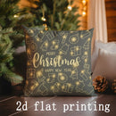Axyaa Merry Christmas Patterned Pillowcases for Sofa Bedroom Car - Rectangular Cushion Cover