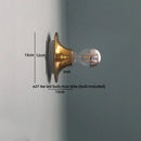 Axyaa LED Wall Light Mirror Iron Bedside Wall Lamp for Bathroom Bedroom