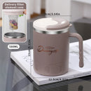 Axyaa Stainless Steel Insulated Coffee Mug with Strainer - Leak-proof Hot and Cold Cup