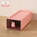 Axyaa Desk Organizer Drawer Cabinet Clear Small Storage Box