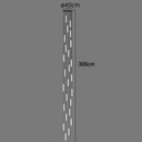 Axyaa LED Pendant Light Chandeliers for Living Room Staircase Indoor Lighting