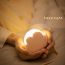 Axya Cloud Night Light: 4 Modes, Rechargeable, 1200mAh, Bedside Lamp