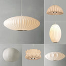 Axyaa Silk LED Pendant Lights - Minimalist Nordic Design Chandelier
