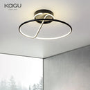 Axyaa LED Chandelier Modern Lighting Fixture Chrome Lamp for Living Room Kitchen White Decor
