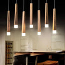 Nordic Wood Stick Pendant Light by Axyaa: Modern, Simple, Natural Design for Kitchen, Living Room