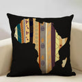Axyaa Geometric Africa Pattern Sofa Pillow Cover Linen Cushion Case African Decor