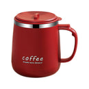 Axyaa 480ml Stainless Steel Insulated Thermos Coffee Cup Large Capacity Mug