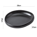 Axyaa Solid Color Salad Plate Set: Creative Tableware in Irregular Shape for Restaurant & Kitchen