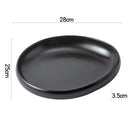 Axyaa Solid Color Salad Plate Set: Creative Tableware in Irregular Shape for Restaurant & Kitchen