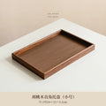 Axyaa Wooden Tea Tray Rectangular Snack Storage Tray for Afternoon Tea & Coffee