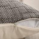 Axyaa Simple Chenier Sofa Pillowcase Cojines Solid Color Throw Cushion Cover