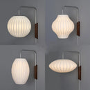 Axyaa Modern Japanese Silk Cloth Wall Sconce for Home, Bedroom, Office, Hotel