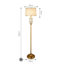 Axyaa Ceramic Floor Lamp: European Retro Table Lamp for Living Room, Bedroom, and Home Decoration