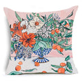 Axyaa Modern Flower Polyester Cushion Cover - 45X45CM