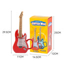 Axyaa Guitar Cup Mug With Lid | 3D Ceramic | Fashionable Craft Gift