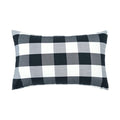 Axyaa Black White Checkered Cushion Cover Nodic Style Pillowcase Sofa Decor 30x50cm/45x45cm