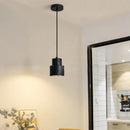 Axyaa LED Pendant Light Wood Wabi Sabi Hanging Lamp Yellow Travertine Luminaire