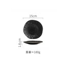 Axyaa Matte Ceramic Steak Plate Pasta Sushi Salad Molecular Cuisine Tableware