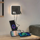 Axyaa LED Wall Lamp with Adjustable Angle and USB Charging Port